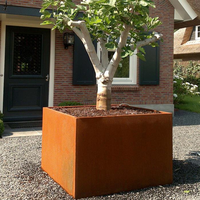 Corten Steel Square Planter