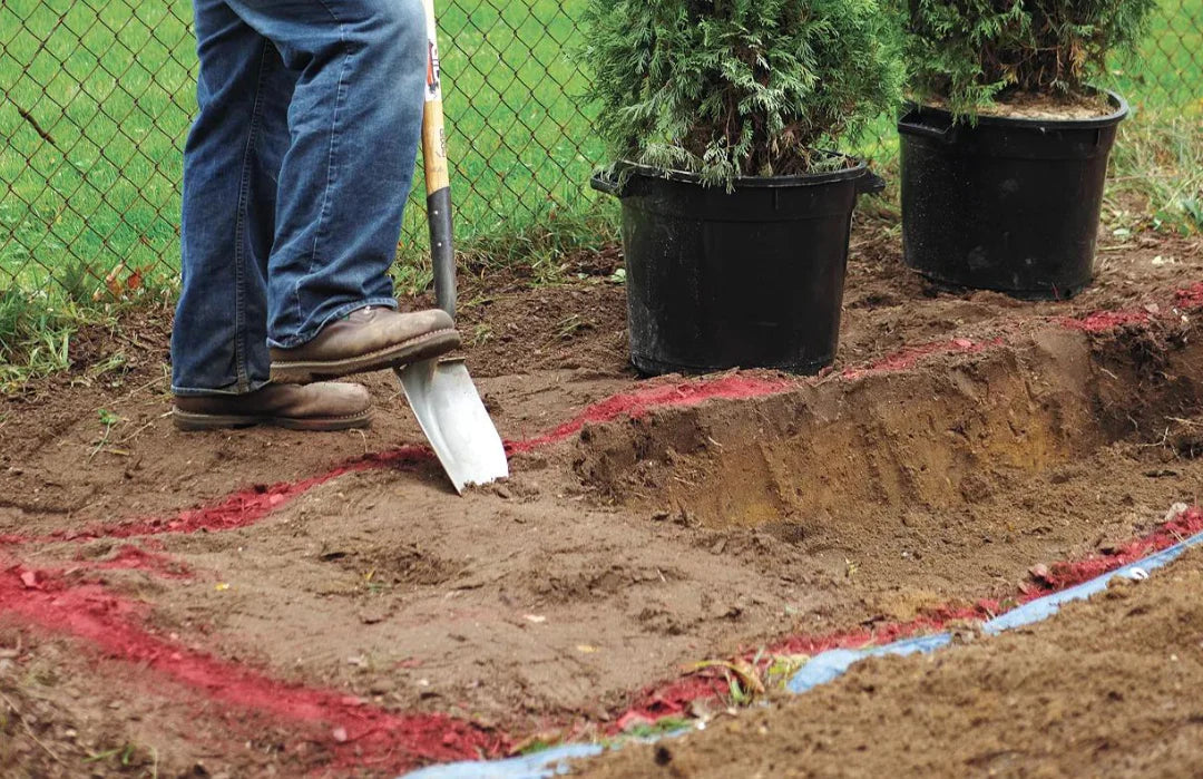 Step 1: Dig a trench